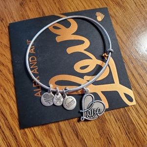 Alex and Ani love bracelet